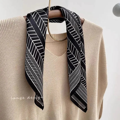 High-End Small Silk Scarf
