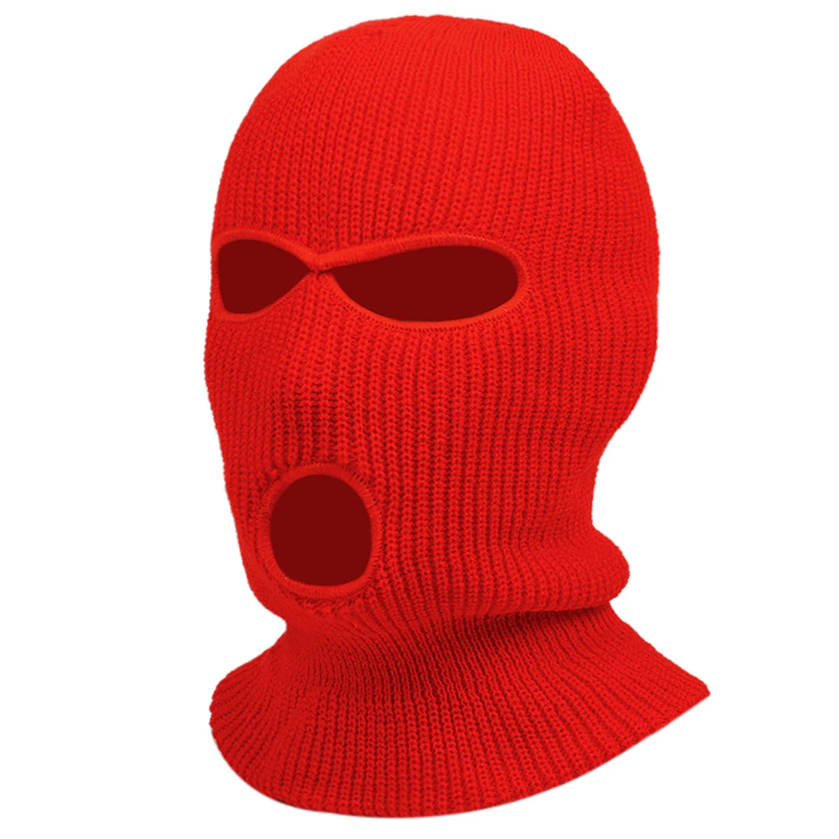 Solid Color Masked Knit Beanie