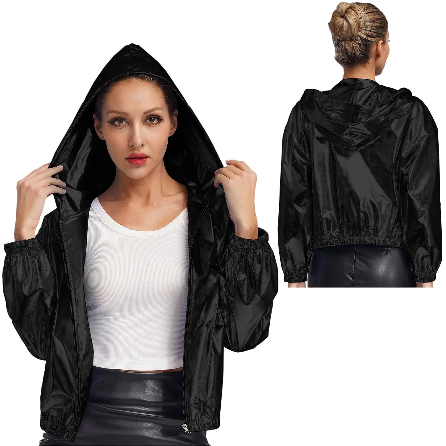 Holographic Zip Jacket