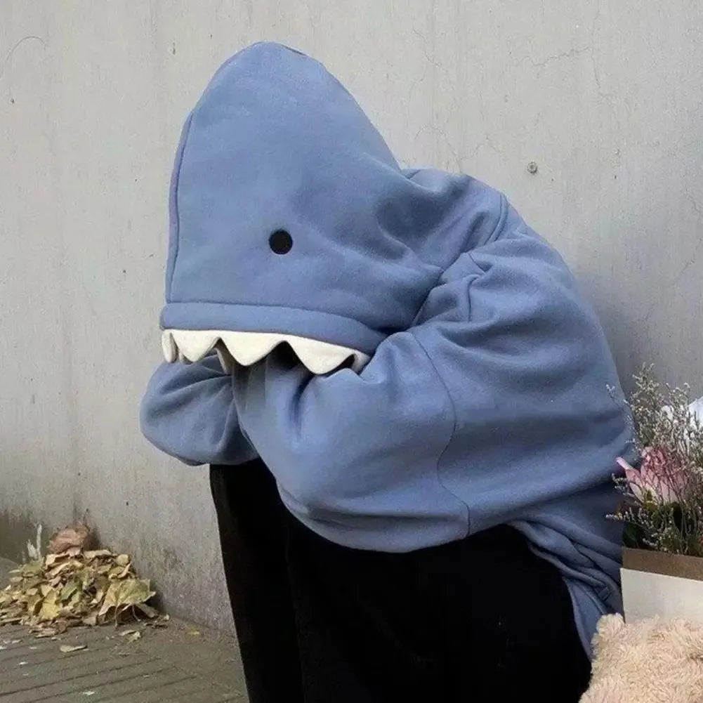 Cute Shark Plush Hoodie