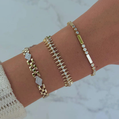 CZ Spike Bracelet