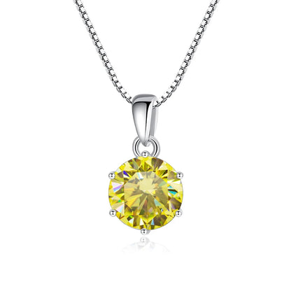 Moissanite Pendant Necklace