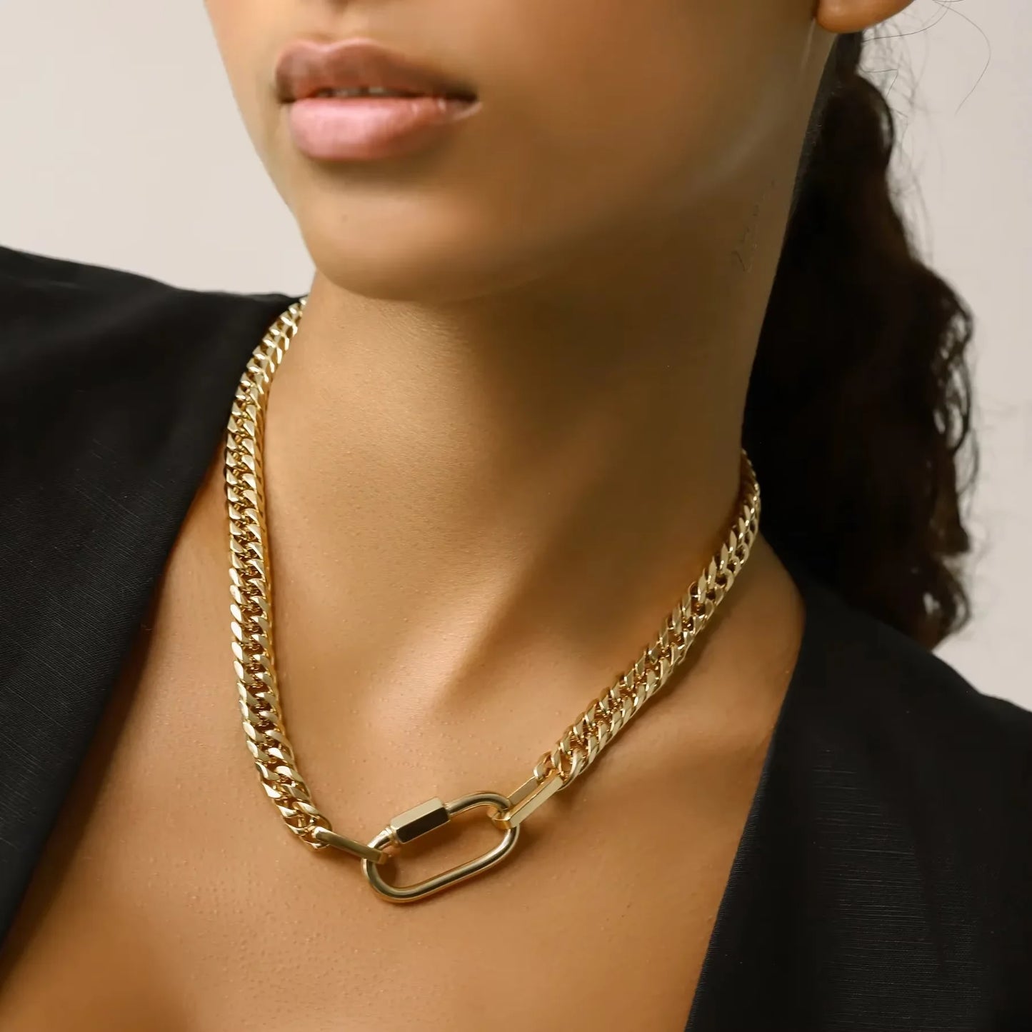 Two-Tone Cuban Necklace