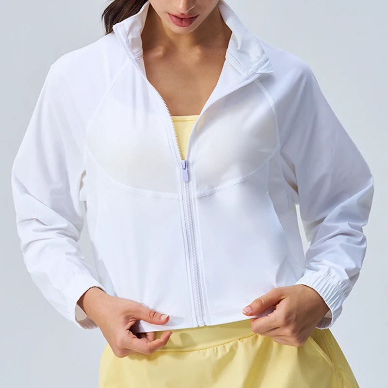 Cropped Workout Jacket