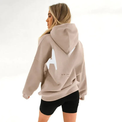 Thick White Winter Hoodie