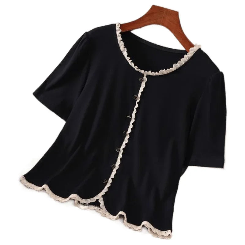 Plus-Size Button Shirt