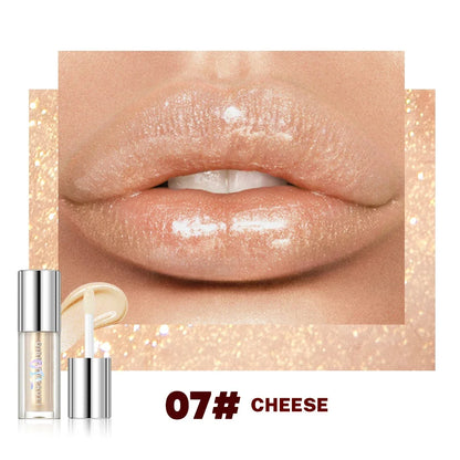 Qibest 8-Color Shimmer Glitter Lip Gloss