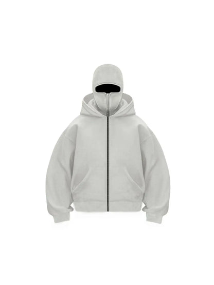 Men’s Y2K Double Hooded Hoodie
