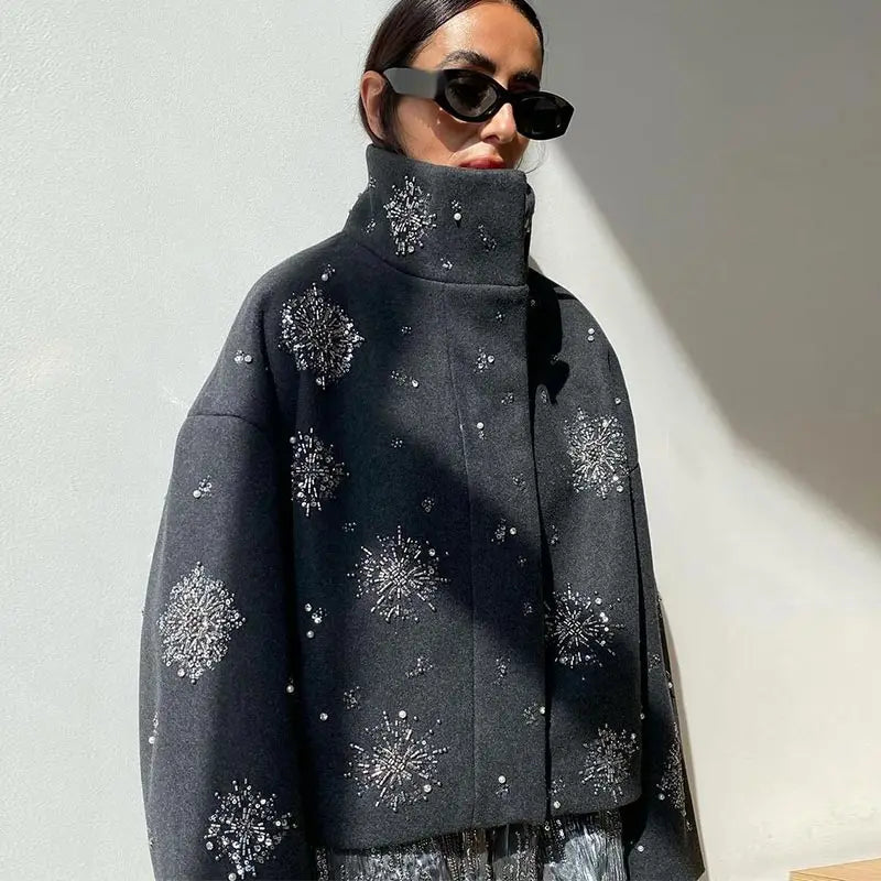 Embroidered Loose Jacket