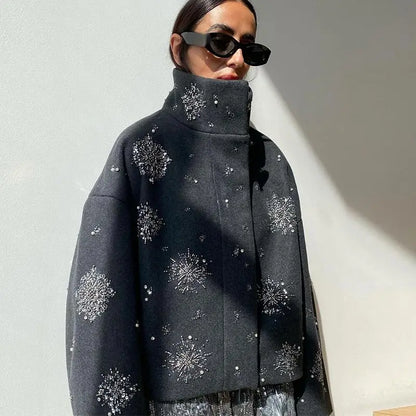 Embroidered Loose Jacket