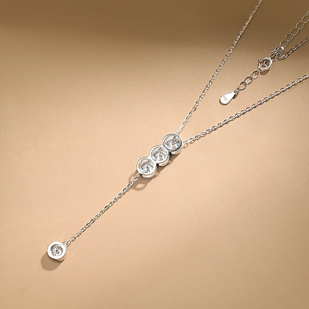 Houtros D Color Moissanite Necklace