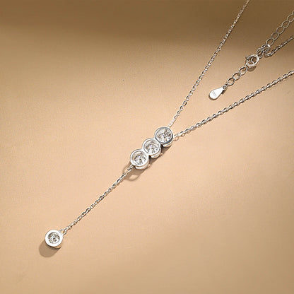 Houtros D Color Moissanite Necklace