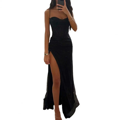 Women’s Shiny Sequin Evening Dress