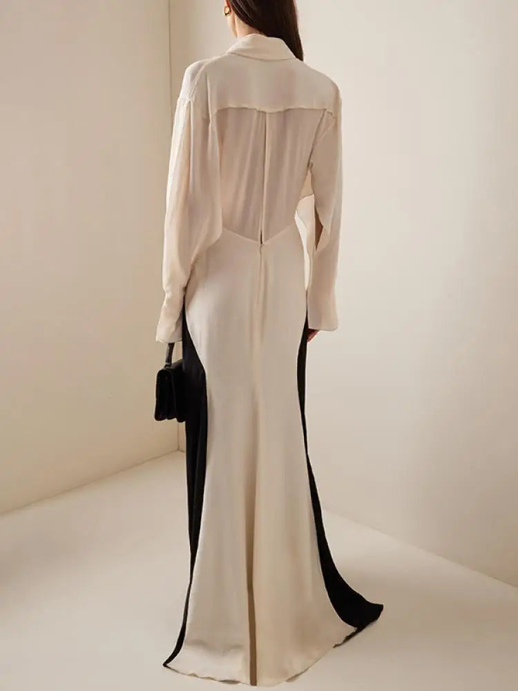 Fashionable Women Pleated Dress