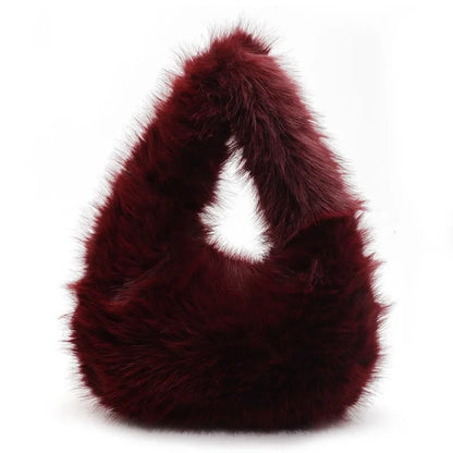 Plush Faux Fur Tote