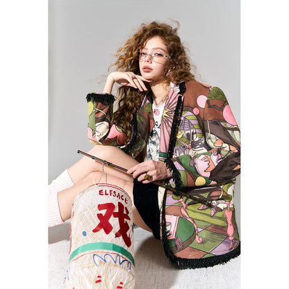 Boho Fringe Cardigan