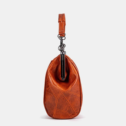 Leather Crossbody Shoulder Tote Bag