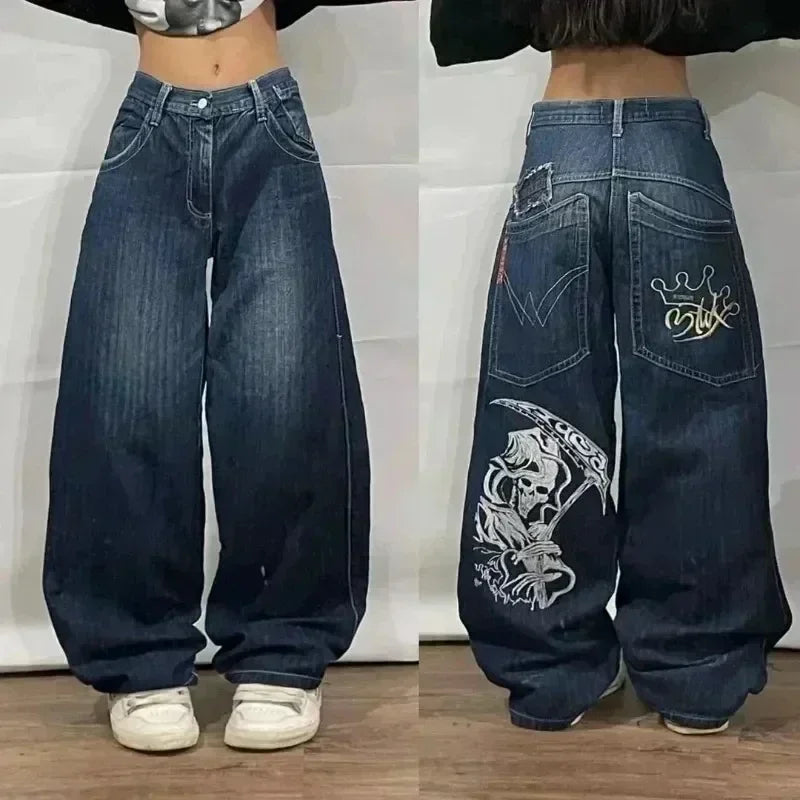Joker embroidered jeans