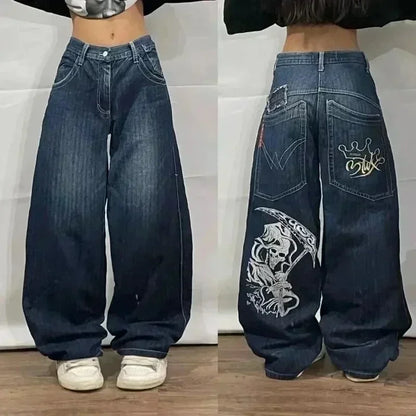 Joker embroidered jeans