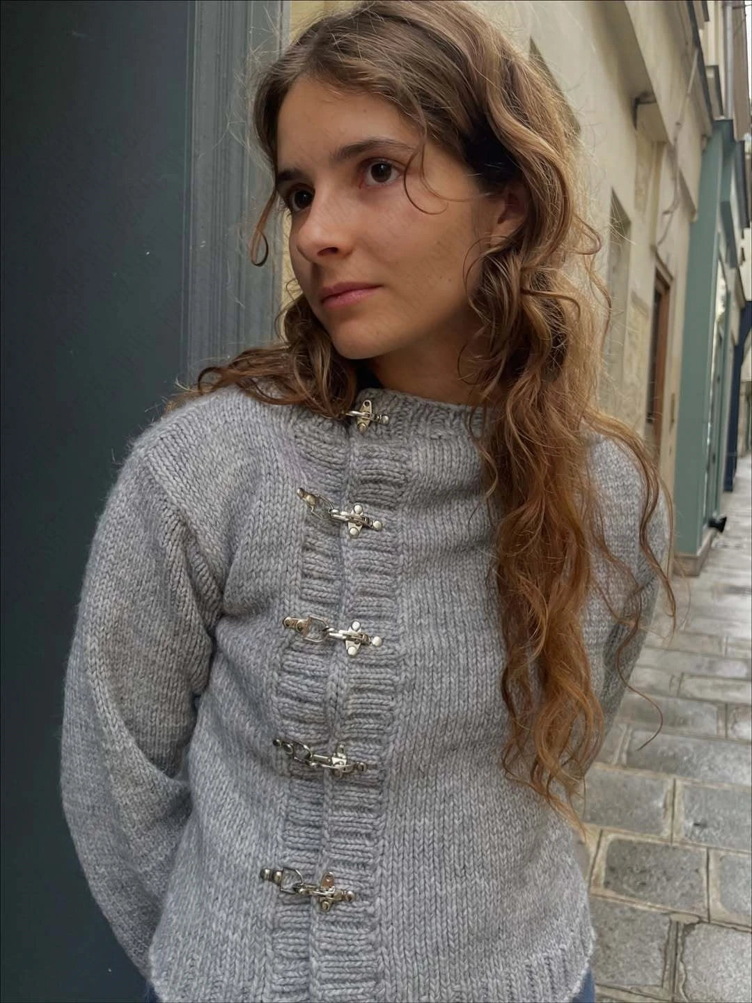 Triple Breasted Cardigan