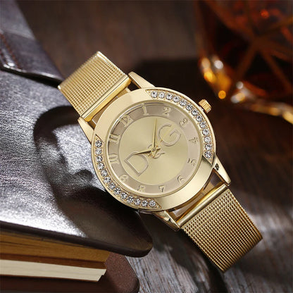 Luxury Diamond Mesh Watch