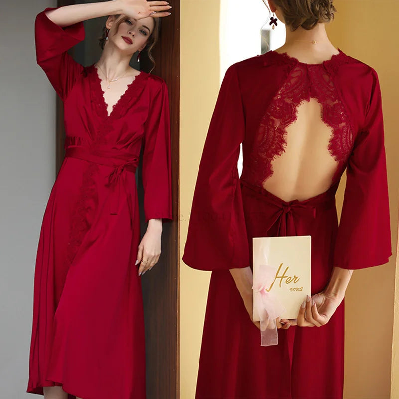 Long Tailing Nightgown