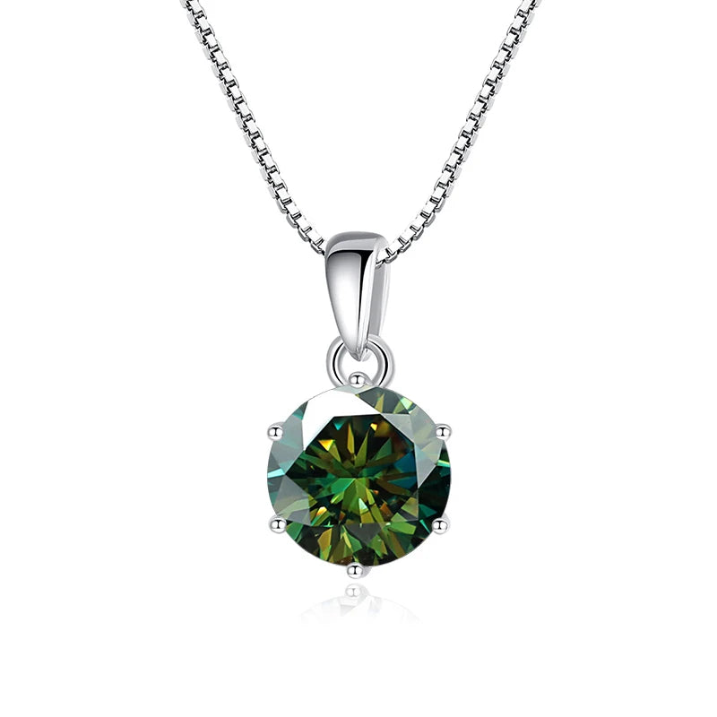 Moissanite Pendant Necklace