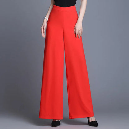 Wide Leg Chiffon Pants