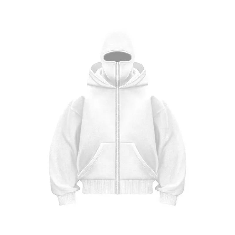 Men’s Y2K Double Hooded Hoodie