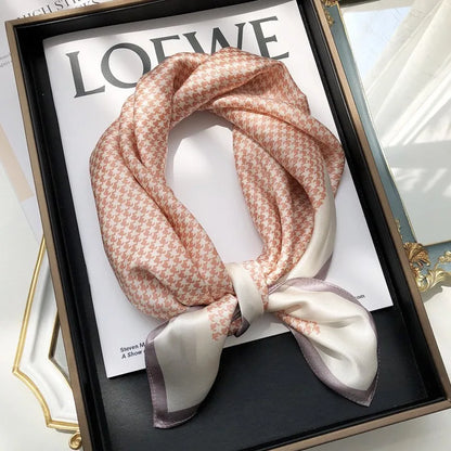High-End Small Silk Scarf