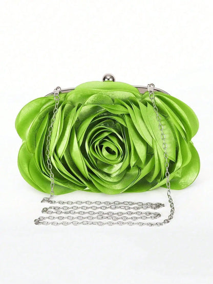 Floral Evening Clutch Bag