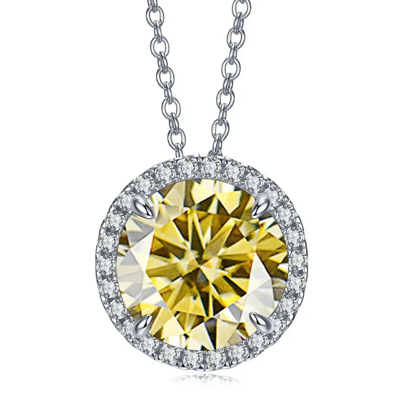 5 Carat Moissanite Necklace