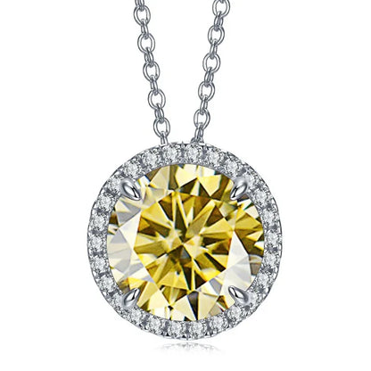 5 Carat Moissanite Necklace