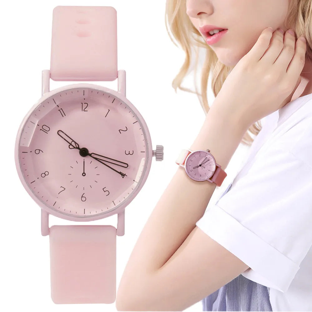 Pink Digital Women Watch