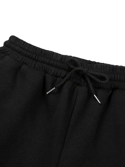 Wing Printed Loose Wide-Leg Pants