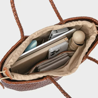 Genuine Leather Cowhide Tote Bag