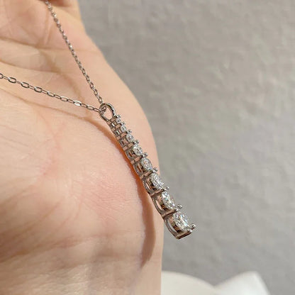 Elegant Moissanite Heart Necklace