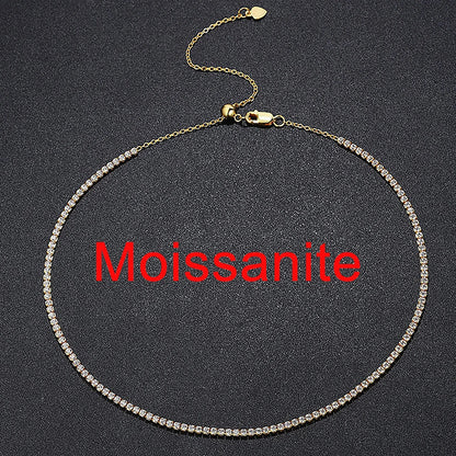 Moissanite Tennis Necklace