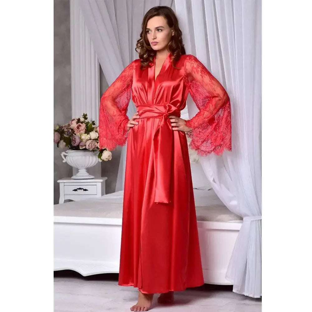Luxury Long Sexy Women’s Homewear Pajamas Set