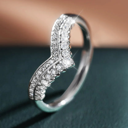 Moissanite Wedding Ring