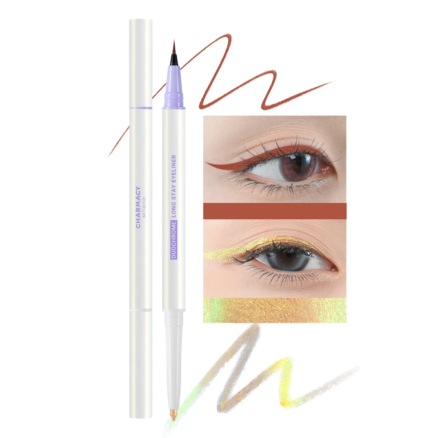 CHARMACY 2-in-1 Duochrome Eyeliner Gel Pencil
