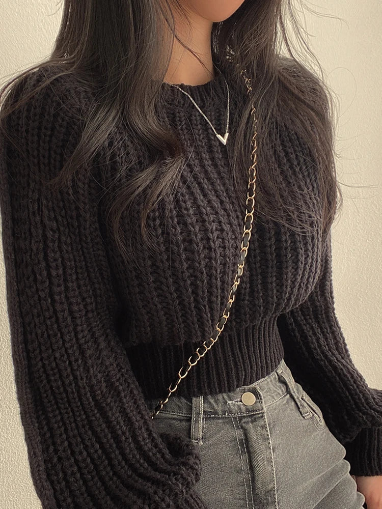 Loose Lantern Sleeve Sweater