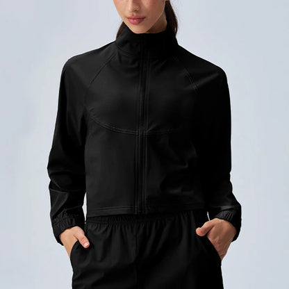 Cropped Workout Jacket