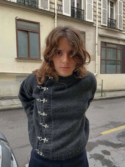 Triple Breasted Cardigan