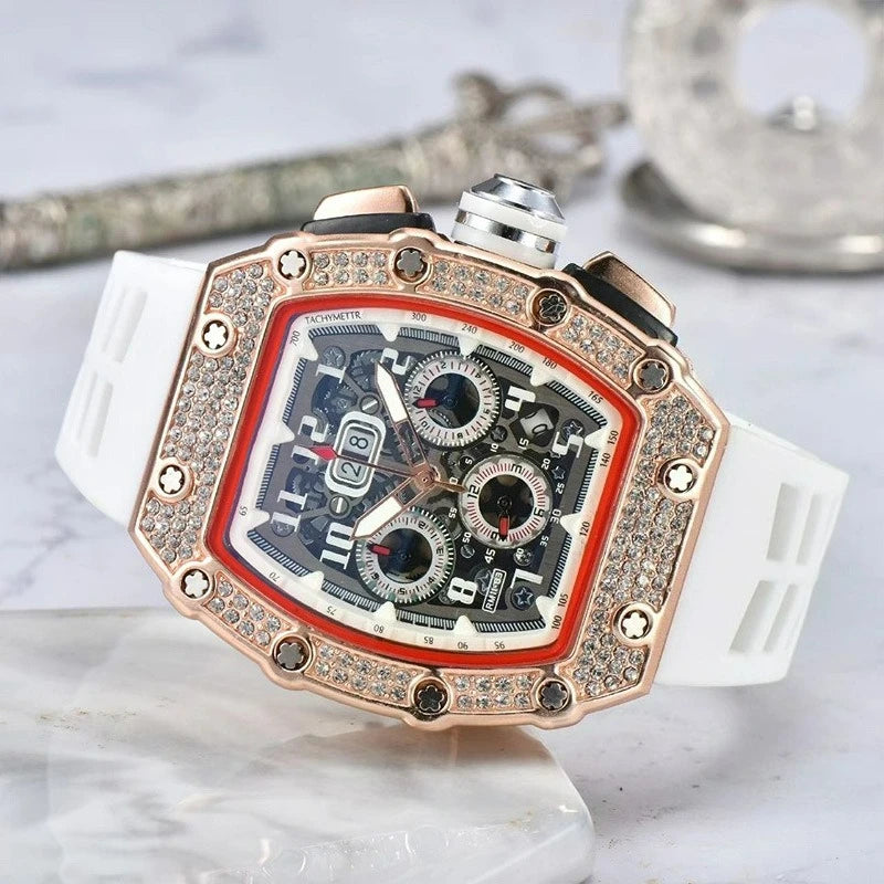 Multifunctional Barrel Quartz Watch