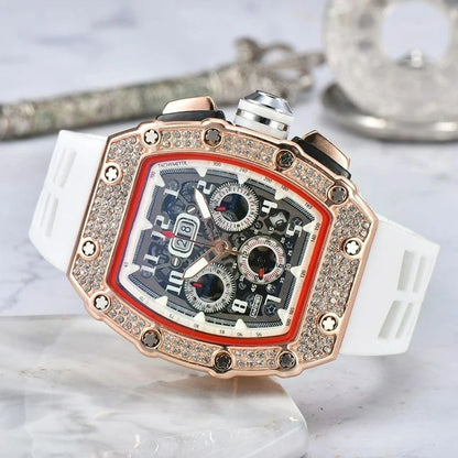Multifunctional Barrel Quartz Watch
