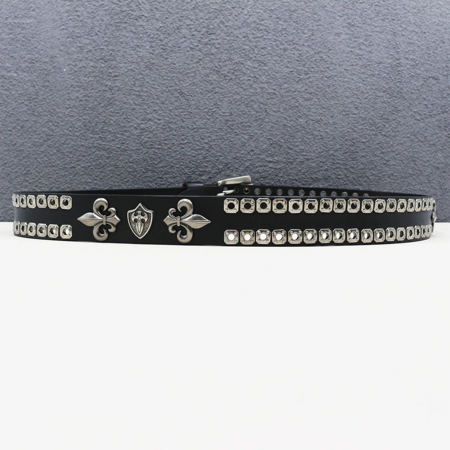 Heavy duty leather belt