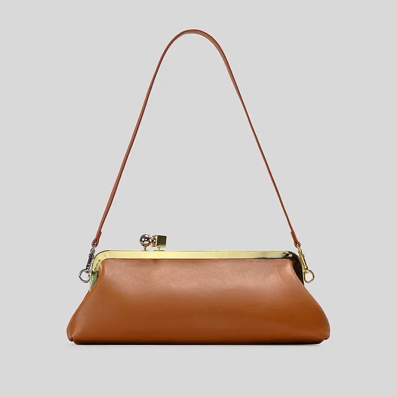 Long Kiss Lock Clutch