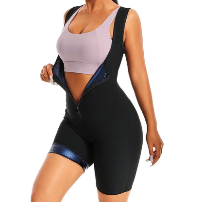 Women Sauna Sweating 3-in-1 Bodysuit