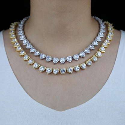 Heart CZ Choker
